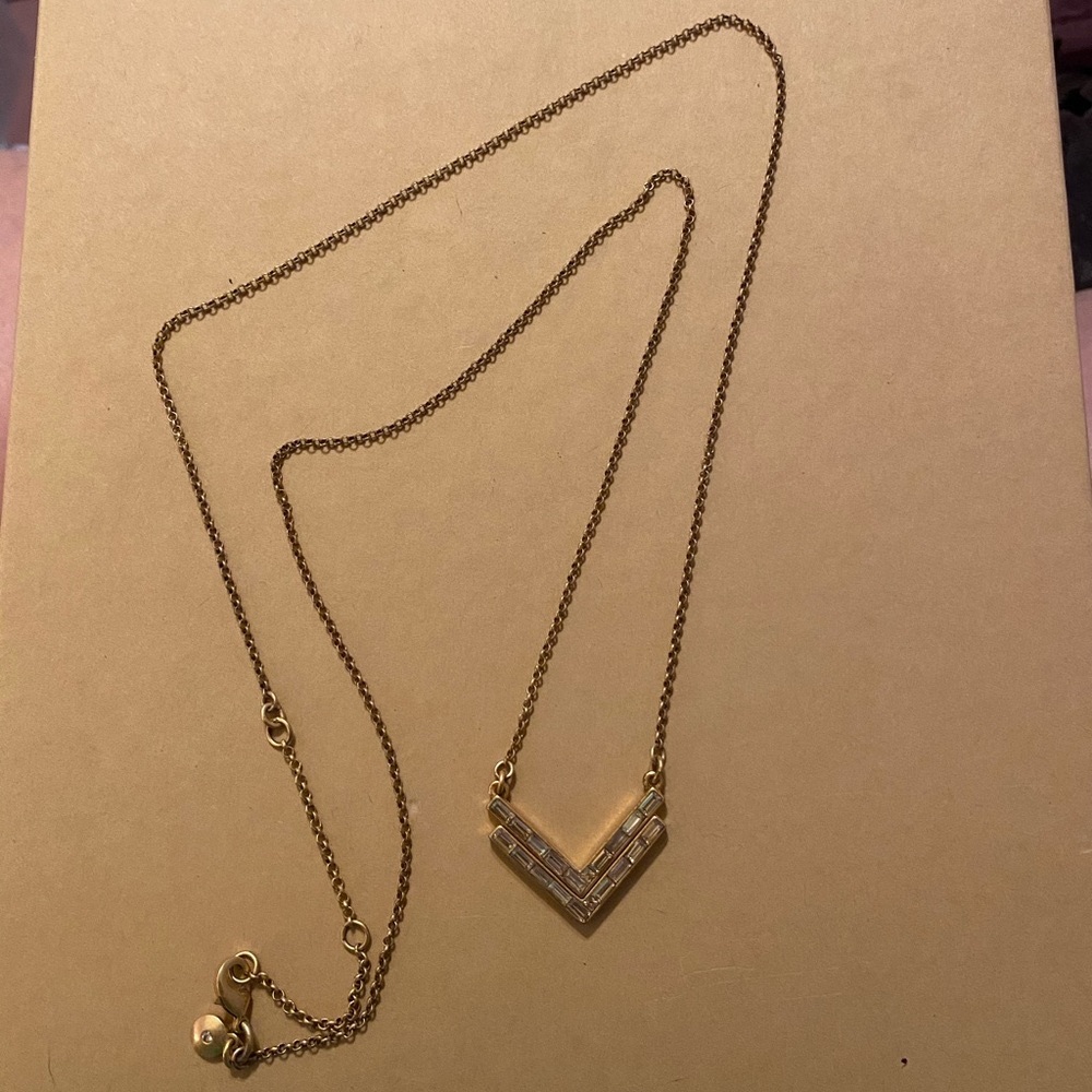 J. Crew Gold Statement Necklace